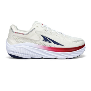 ALTRA VIA OLYMPUS WOMEN WHITE/BLUE - รองเท้าวิ่งทางเรียบผู้หญิง ซัพพอร์ทสูงสุด พื้นนุ่ม