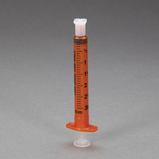 ไซริงค์ BD Oral Amber Syringe 3 ML with Tip Cap ของแท้ จากอเมริกา