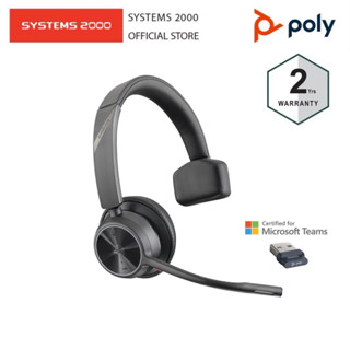 POLY VOYAGER 4310-M, MICROSOFT TEAMS, MONO BLUETOOTH HEADSET WITH BT700