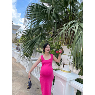 Babybump Remi เดรสคนท้อง (ผ้ายืด)🌺