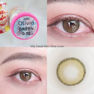 คอนเเทคเลนส์ Kittykawaii olivia green (สีเขียว)