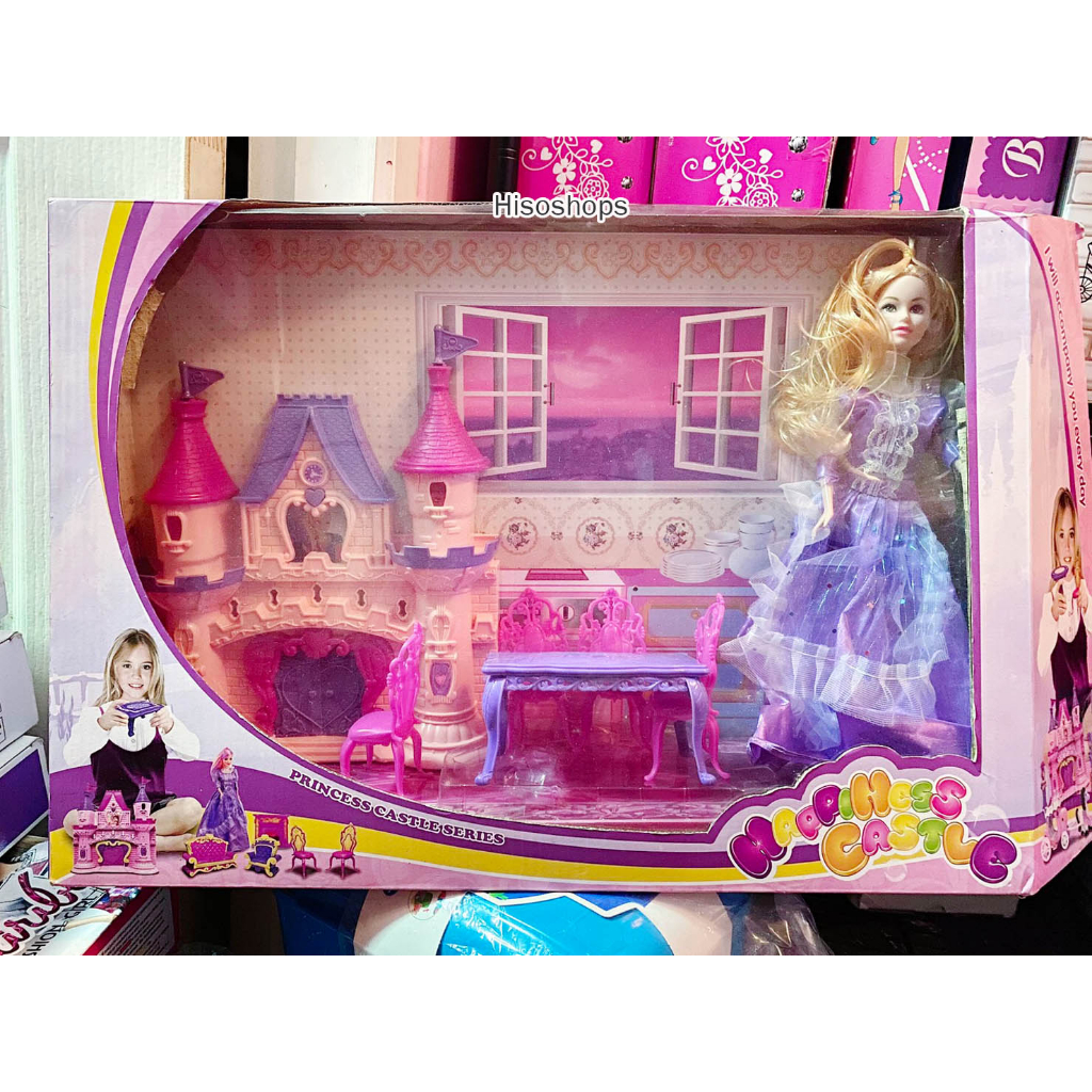 Princess Castle Series บ้านตุ๊กตาบาร์บี้ ปราสาทเจ้าหญิง พร้อมกับตุ๊กตา 1 ตัวและเฟอร์นิเจอร์อีกมากมายให้น้องๆหนูๆได้เล่น