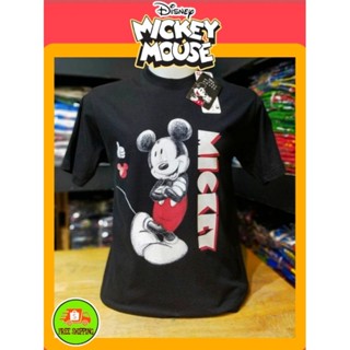 เสื้อDisney ลาย  Mickey mouse  สีดำ (MK-053)