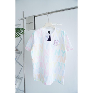 มาแรง เสื้อยืดพิมพ์ลายปักอก ทรงตรง ผ้าดีใส่สบาย ฟรีไซส์ 40-44 พร้อมส่ง