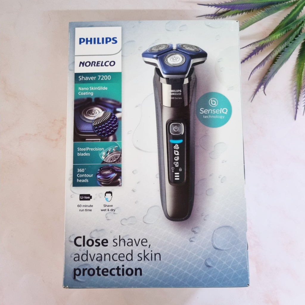 [Philips®] Norelco Shaver 7200 Electric Rechargeable Shaver with SenseIQ Technology, S7887/82 ฟิลิปส