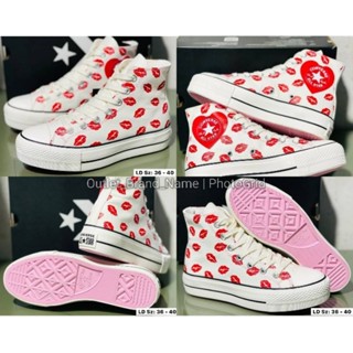 รองเท้า Converse Chuck Taylor Lift Valentines Day Lips Hi Women สินค้าใหม่มือ 1 ( พร้อมส่ง ของแท้💯 )