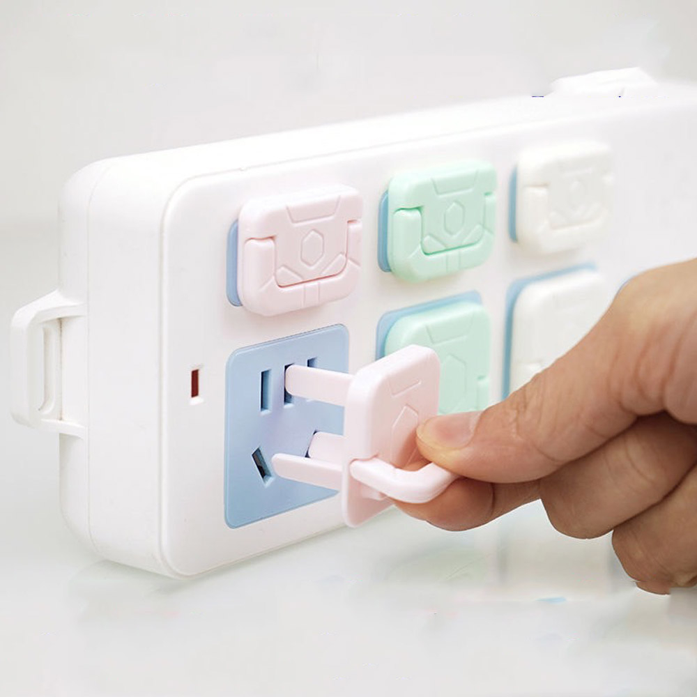 แพ็ก 10 ชิ้น ตัวปิดปลั๊กไฟ ฝาปิดรูปลั๊กไฟ กันเด็กแหย่ปลั๊ก ป้องกันไฟดูด กันไฟช็อต socket cover