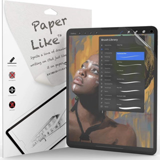 ฟิล์มกระดาษ paperlike for ipad gen9 8 7 9.7 10.5 10.2 gen6 air1,2 pro 11 10.9 air4 air5 ฟิล์ม สำหรับ ไอแพด ฟิล์มด้า