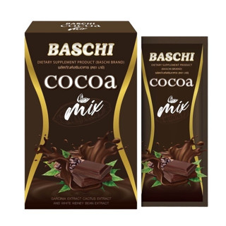 Baschi Cocoa mix บาชิ โกโก้ มิกซ์ (1 กล่อง บรรจุ 10 ซอง)