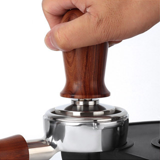 Tamper coffee แทมเปอร์กาแฟ 51/53/58 mm ที่อัดกาแฟเครื่องชงกาแฟสด(ด้ามจับไม้)