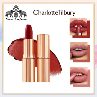 【 ✈️สปอตของแท้💯】CT Charlotte Tilbury  Lipstick Matte / Satin 3.5g #Pillow Talk #Very Victoria #Walk Of No Shame