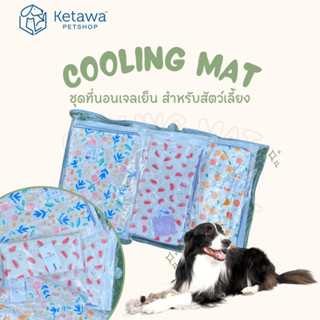 ITS DOG Cooling Mat ชุดที่นอนเจลเย็น พร้อมปลอกที่นอน เเละปลอหมอนสำหรับสัตว์เลี้ยง นำเข้าจากเกาหลี🇰🇷