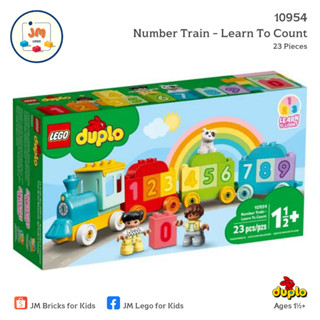 LEGO Duplo 10954 Number Train - Learn To Count (23 Pieces) สำหรับเด็กอายุ 1½ ปีขึ้นไป Brick Toy ตัวต่อ เลโก้ ของเล่น