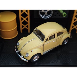 โมเดลรถ เต่าสีหวาน 1967 Volkswagen Classical Beetle pastel ทูโทน ลาย