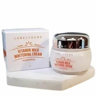 LABELYOUNG Vitamin Milk. Whitening Cream (ครีมหน้าสด)