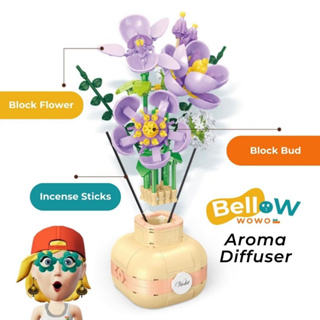 📌พร้อมส่ง Aroma Diffuser Flower ตัวต่อดอกไม้ตกแต่ง,ช่อดอกไม้สวยงาม, ดอกไม้ตกแต่ง, ของขวัญครบรอบ, ของขวัญวาเลนไทน์คนพิเศษ