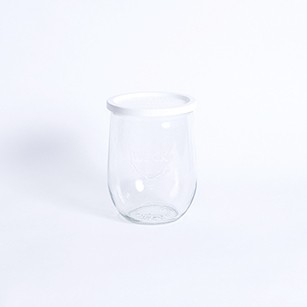 WECK – TULIP JAR 1062 ML W/PL ขวดแก้ว ฝาพลาสติก (WE-745LL)