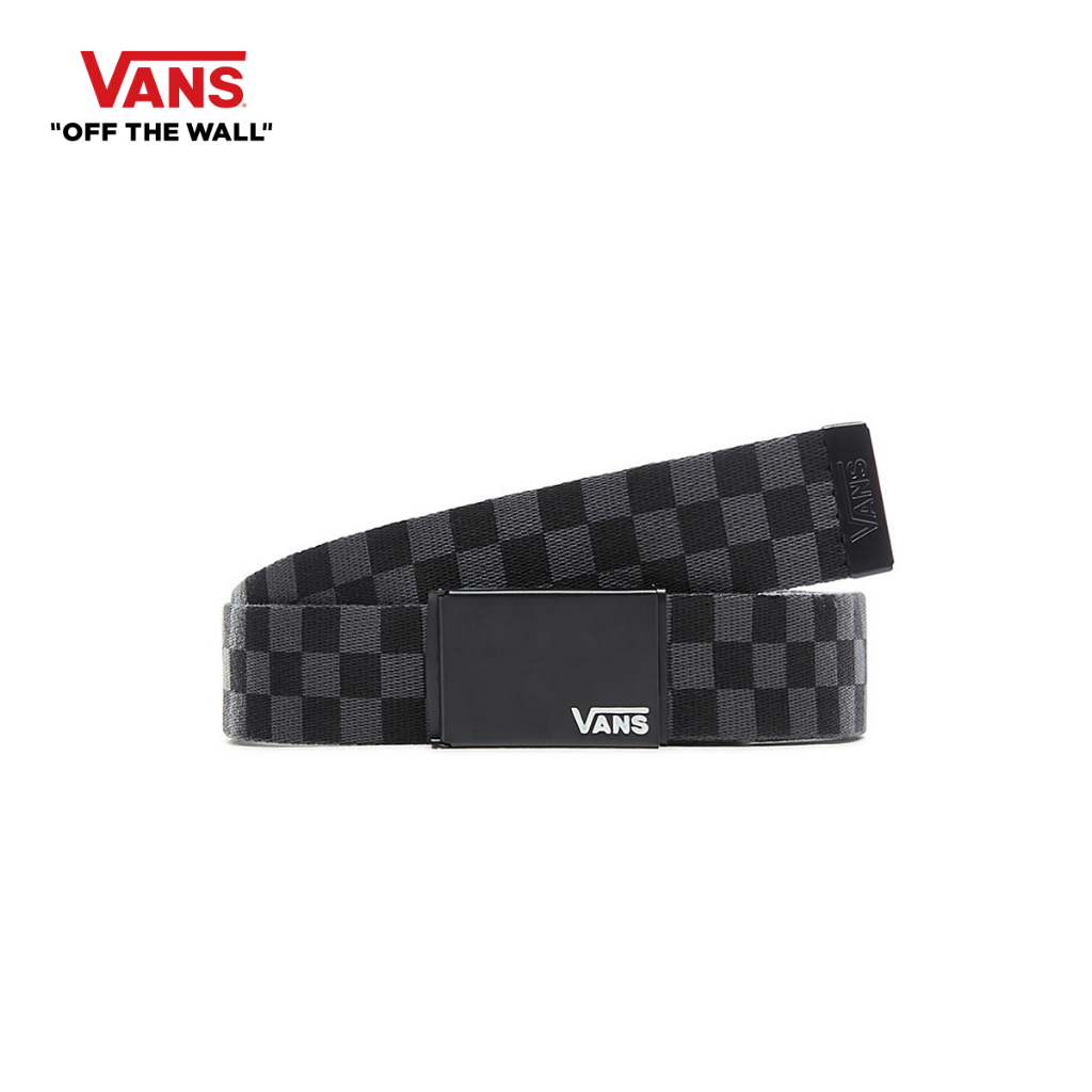 VANS DEPPSTER II WEB BELT - BLACK-CHARCOAL เข็มขัด แวนส์