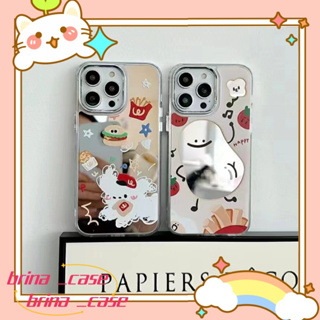 ❤️ส่งของขวัญ❤️ เคสไอโฟน 11 12 13 14 Pro Max สไตล์คู่รัก พื้นผิวกระจก ความคิดสร้างสรรค์ กราฟฟิตี Case for iPhone ป้องกันก