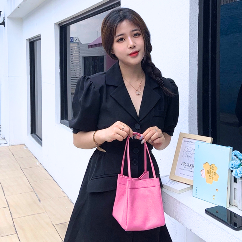 💕ivy  กระเป๋าหนังแบบถือ ปรับได้หลายทรง Ella (A360)  กระเป๋าแฟชั่นสำหรับผู้หญิง