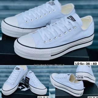 รองเท้า Converse Chuck Taylor All Star Lift Platform Low White Women สินค้าใหม่มือ 1 ( ของแท้💯 )