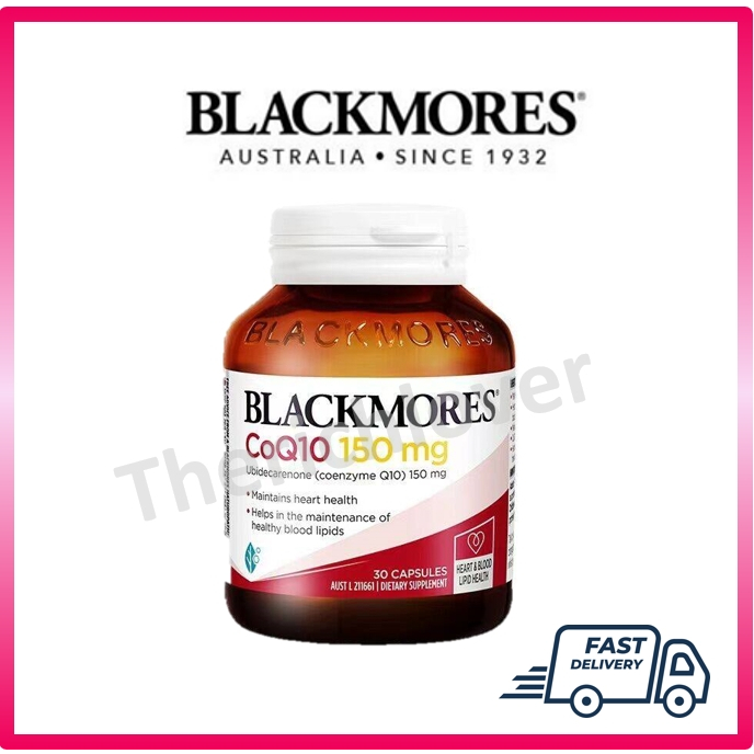 Blackmores CoQ10 150mg 30 Capsules แบล็คมอร์ส โคคิวเท็น