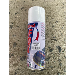 สีสเปรย์สีขาวด้าน NO.268 ยี่้ห้อ BOSNY REDFOX 270กรัม ใช้พ่นรองพื้น หรือพ่นสี พ่นได้เกือบทุกสภาพผิว