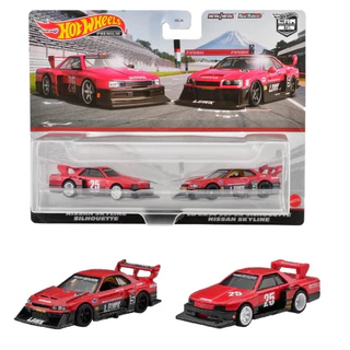 โมเดลรถเหล็ก Hotwheels แพ็คคู่ NISSAN SKYLINE SILHOUETTE + LB-ER34 SUPER SILHOUETTE NISSAN SKYLINE รถเหล็ก Hot wheels ลิ