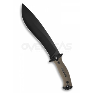 มีดใบตาย Kershaw Camp 10 TAN Machete Rubber Handles with Sheath (65Mn 10" Black) ,1077TAN