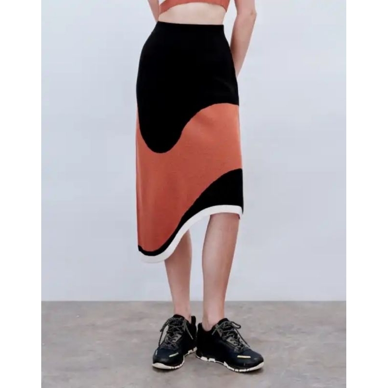 (ส่งต่อ)​ Twotwice Knit Midi Skirt