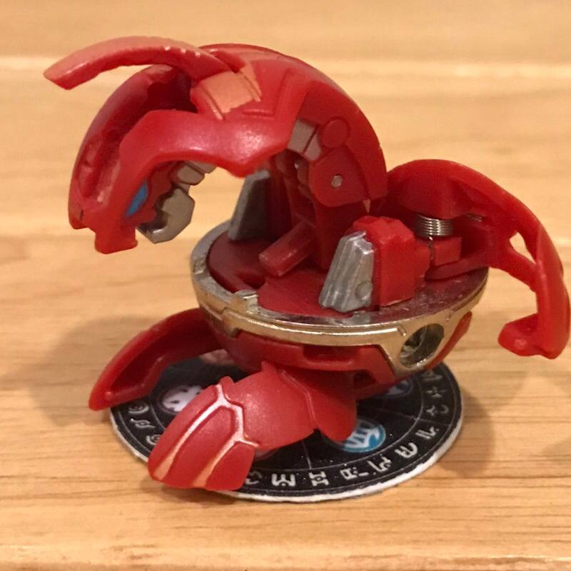 Bakugan Red Pyrus Delta Dragonoid Heavy Metal B2