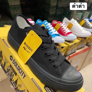 NFshoes รองเท้าผ้าใบทรง Conves คอนเวิส ยี่ห้อ Goldcity/Mashare ไซส์ 37-45 ผ้าใบทำงาน นักเรียนนักศึกษา