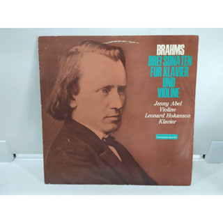 1LP Vinyl Records แผ่นเสียงไวนิล  BRAHMS DREI SONATEN FUR KLAVIER UND VIOLINE   (E12F53)