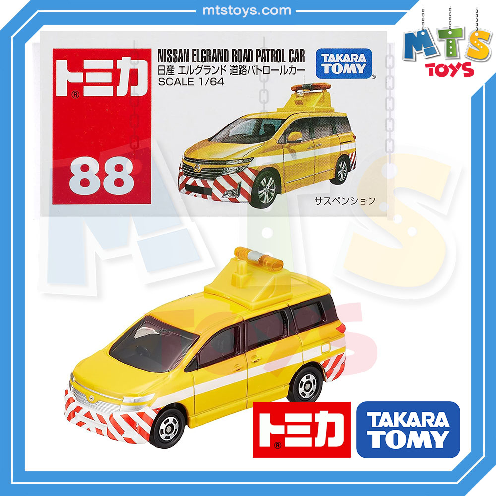 **MTS Toys**Takara Tomy : Tomica no.88 Nissan Elgrand Road Patrol Car ของเเท้จากญี่ปุ่น