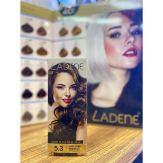 LADENEครีมเปลี่ยนสีผม ลาดีเน่ สีผมที่มีตัวบำรุงในตัว ผมไม่แห้งหลังทำสี  LADENE 3D HAIR COLOR CREAM