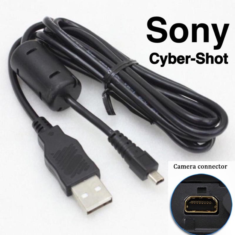 สายชาร์จกล้องดิจิตอล Sony Cybershot Dsc - W800 W810 W830 สำหรับรุ่นรูเล็ก 8 Pin