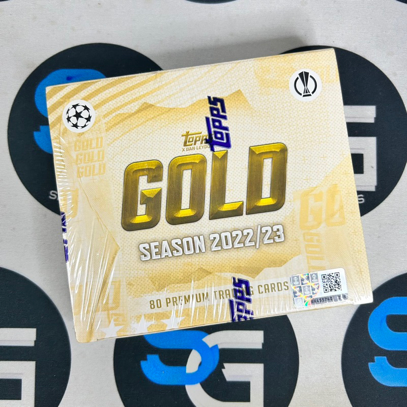 2022-23 Topps Gold UCL Soccer Box กล่องสุ่ม การันตี 1 ลายเซ็นต่อกล่อง [พร้อมส่ง] - SG การ์ดฟุตบอล