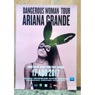 โปสเตอร์วงดนตรี Ariana grande live in bangkok