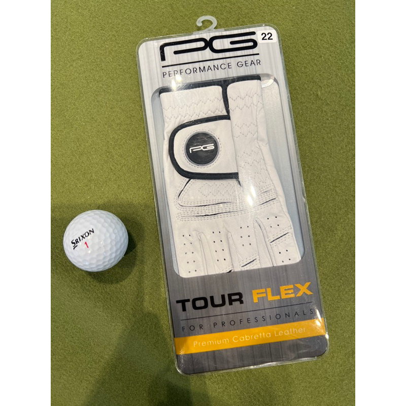 (พร้อมส่ง) ถุงมือกอล์ฟ มือซ้าย PG performance gear Tour Flex Premium Cabretta Leather