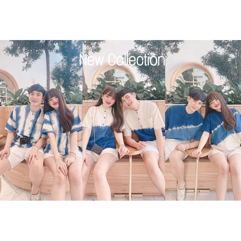 เสื้อคอปีน3เม็ดผ้าฝ้ายแขนสั้น