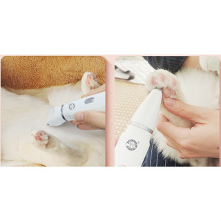 ปัตตาเลี่ยนไถตัวกับอุ้งเท้า แบบไร้สาย Pet nail clipper