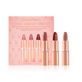 Charlotte Tillbury  Mini​ Lipstick x 3 Pcs. ชาล็อต ทิลเบอร์รี่ มินิ ลิปสติกเซ้ต 3 ชิ้น