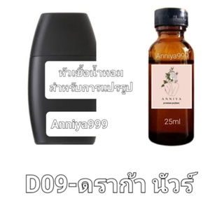 หัวน้ำหอมกลิ่น ดราก้า นัวร์ D09 ไม่ผสมแอลกอฮอล์