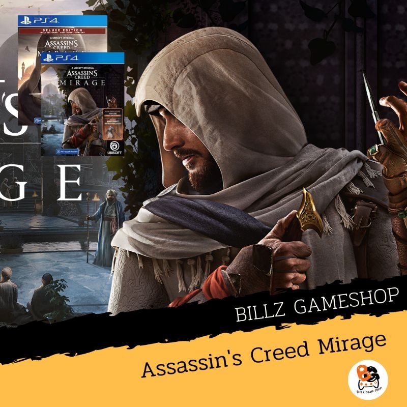 (🌟ไลฟ์เที่ยง+2ทุ่ม เหลือ 1,432 บาท เก็บโค้ดในไลฟ์✨) [มือ1] PS4 | Assassin's Creed Mirage