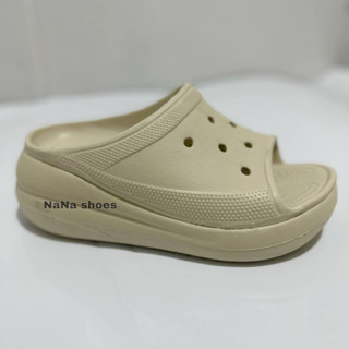 รองเท้า Crocs Crush Slide Clog ผู้หญิง มาใหม่ สุดสวย ไซส์ 35---40