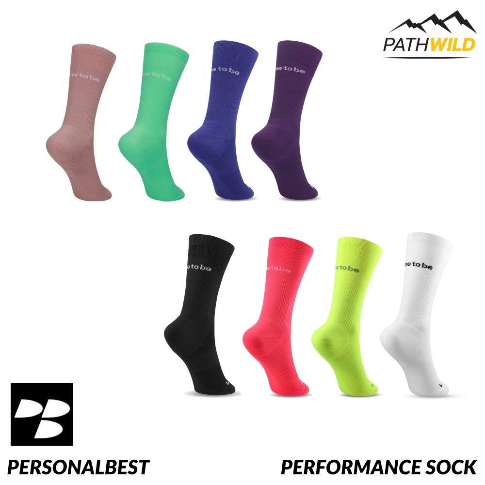 PERSONALBEST PERFORMANCE SOCK ถุงเท้า สำหรับวิ่ง และออกกำลังกาย มีความกระชับเท้า ป้องกันการเสียดสี ระบายอากาศดี
