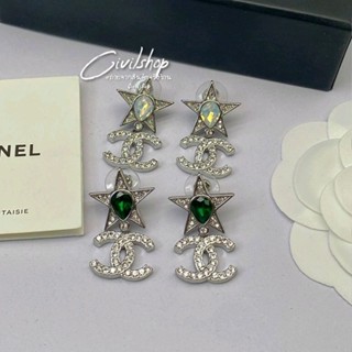 ต่างหูCC ดาว งาน0ril.l  ใส่สลับllท้(พร้อมส่งในไทย)
