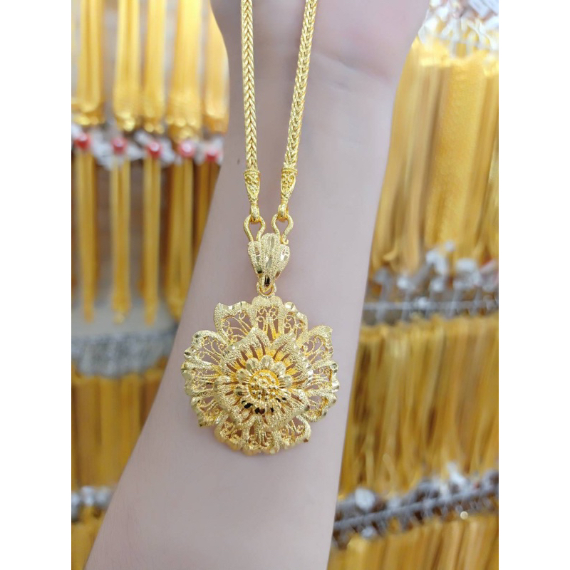 พร้อมส่ง รวมจี้สร้อยคอทอง ลายสวยๆ ทองหุ้มหนาพิเศษใส่ทน มีให้เลือกหลายแบบ รับประกันคุณภาพงาน