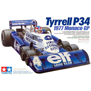 💥NEW💥 🏆 TAMIYA 20053 ชุดประกอบจำลองมาตราส่วน 1:20 Tyrrell P34 1977 Monaco GP ต้องไปสร้างและทำสีเอง