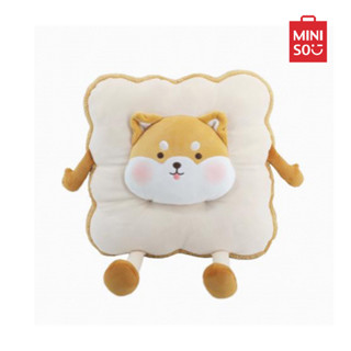 MINISO เบาะรองนั่ง น้องสัตว์กับขนมปังแผ่น Cartoon Series Sliced Bread Design Seat Cushion